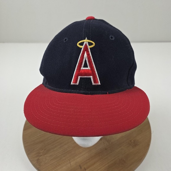 Vintage California Angels Hat Cap Snap Back Mens One Size Blue MLB Baseball 90s